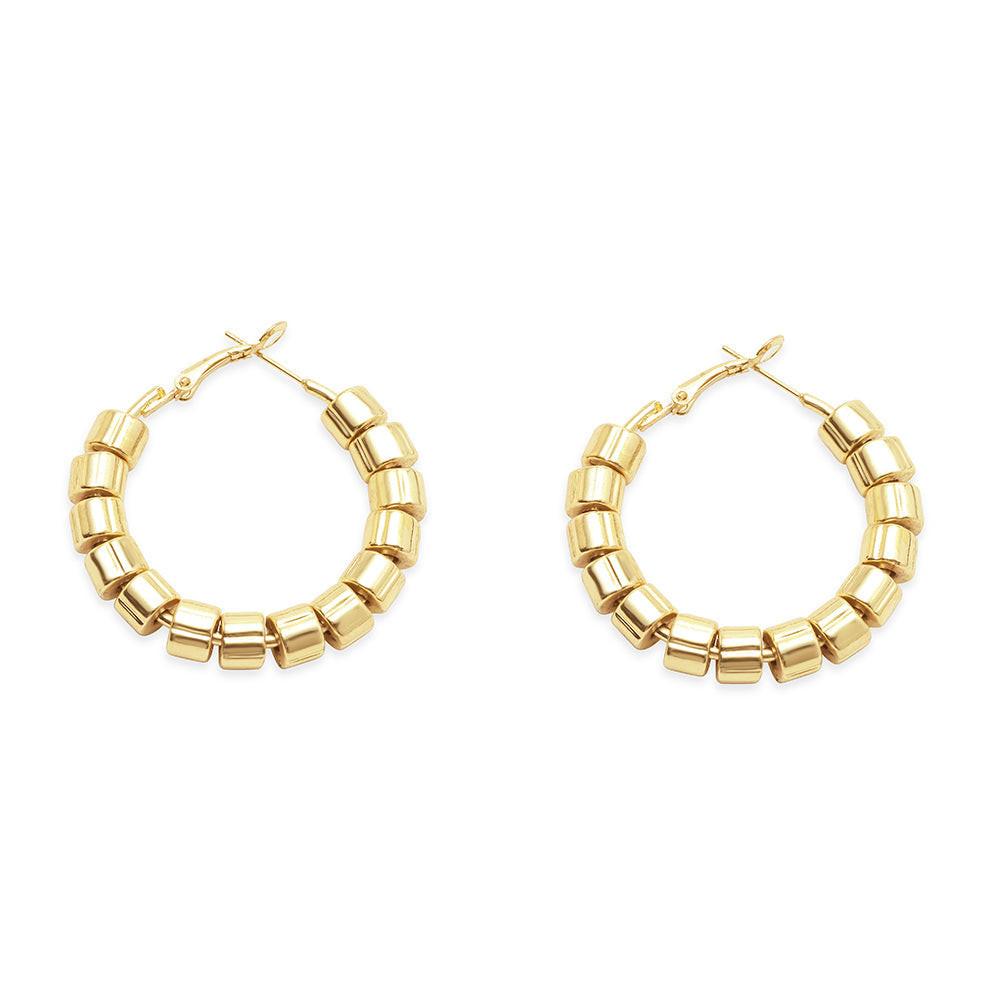 Golden Head Trail Earrings