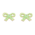 Petite Bows Beaded Earrings