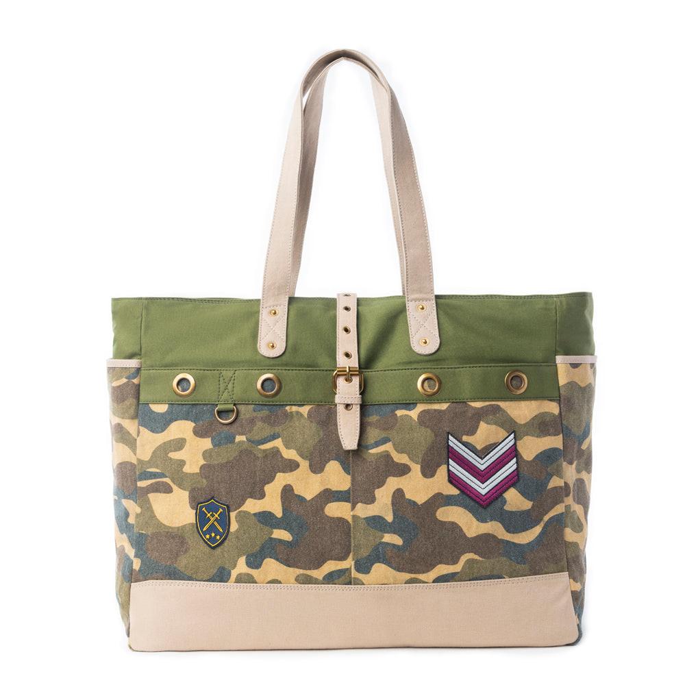 Myra Ranger's Day Weekender Bag in Shadow Camo Green