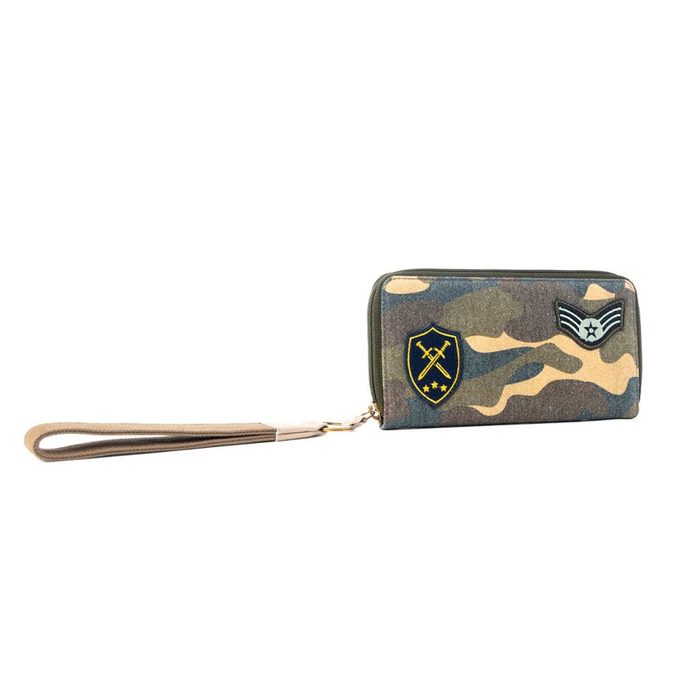 Myra Ranger’s Day Wallet in Moss Camo Green