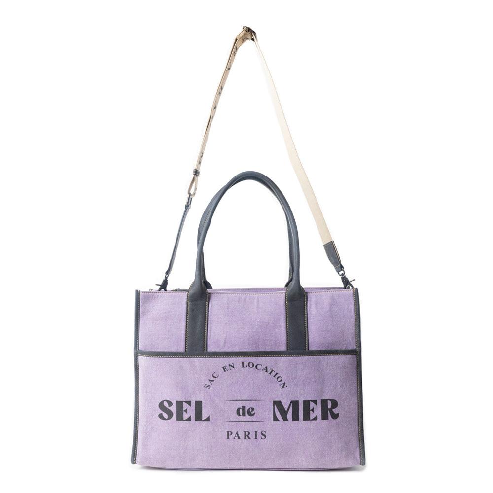 Sel de Mer Tote Bag in Purple