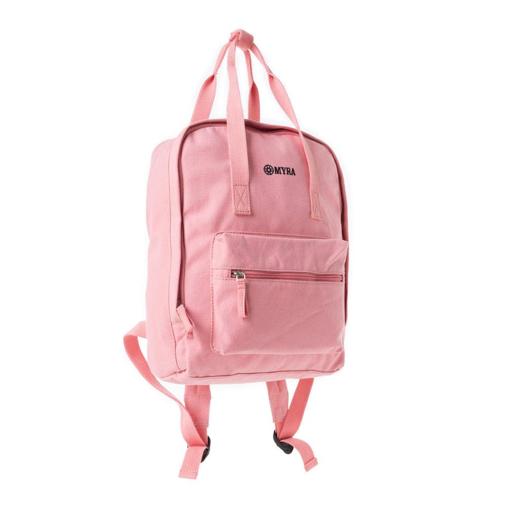 Pioneer Trek Canvas Backpack Bag in Pink