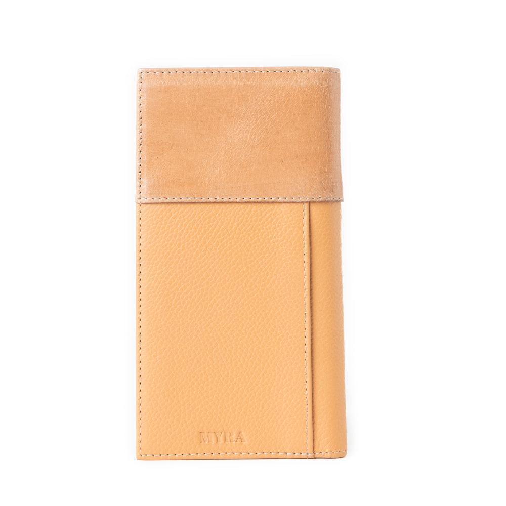 Silvermark Handtooled Leather Wallet in Golden Tan