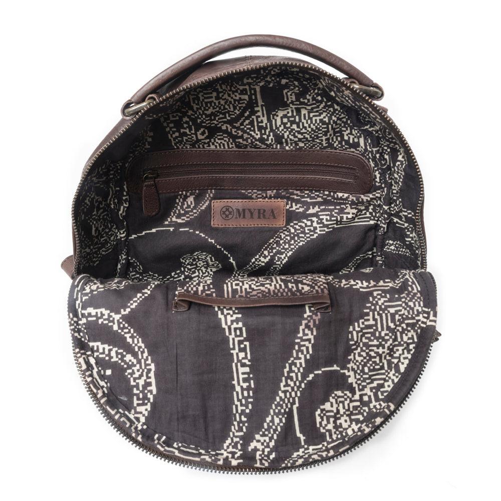 Midnight Rodeo Leather Backpack in Espresso Brown