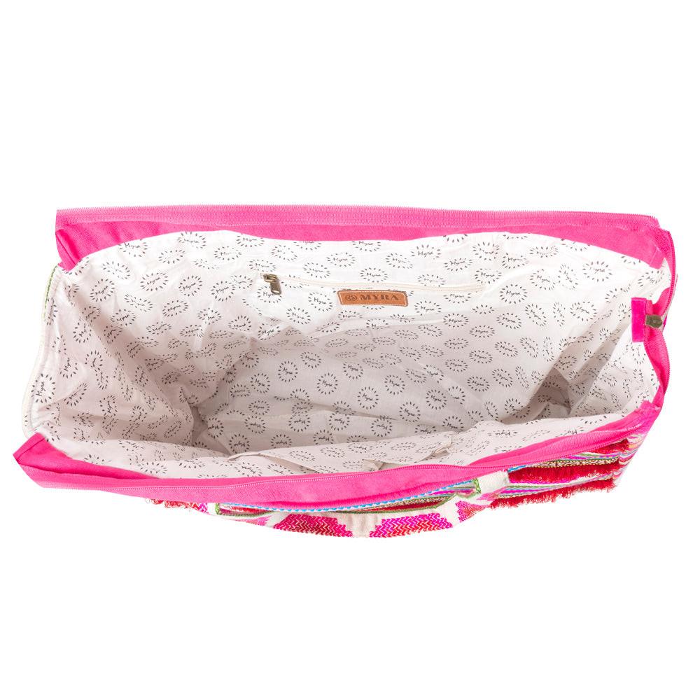 Myra Carnival Dawn Weekender Bag in Neon Fuchsia