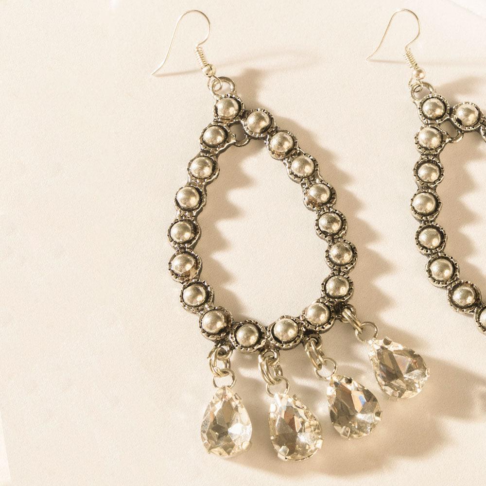 Desert Gala Earrings in Stardust Silver