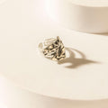 Wild Rein Rebel Ring in Night Silver