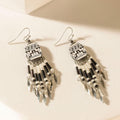 Raven Trail Earrings in Dusty Black