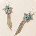 The Loretta Earrings in Sky Silver