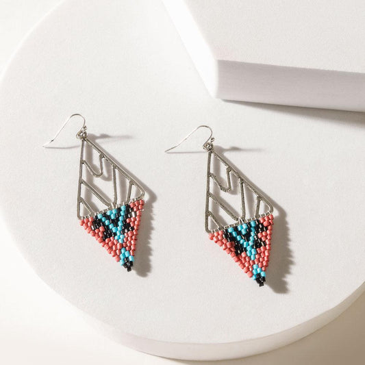Sonora Blaze Earrings in Onyx Pink