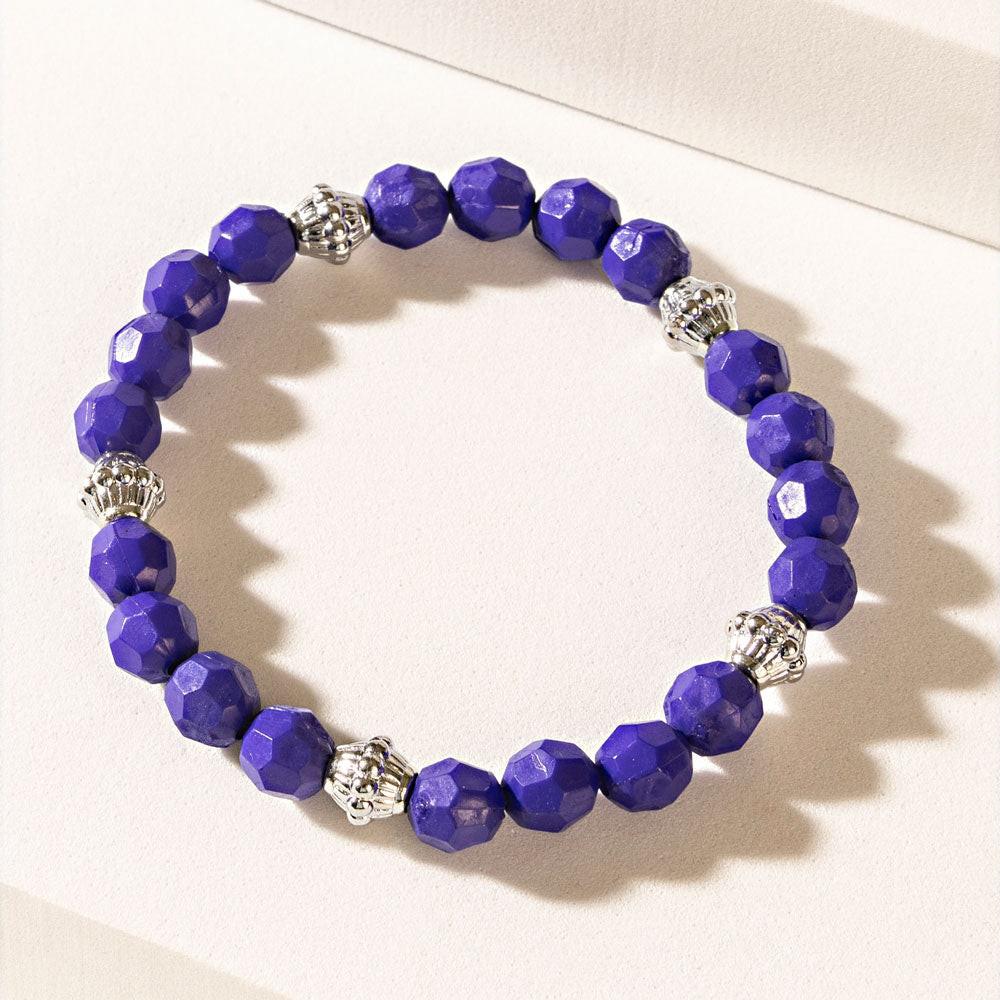 Panthera Layered Bracelet in Neon Plum