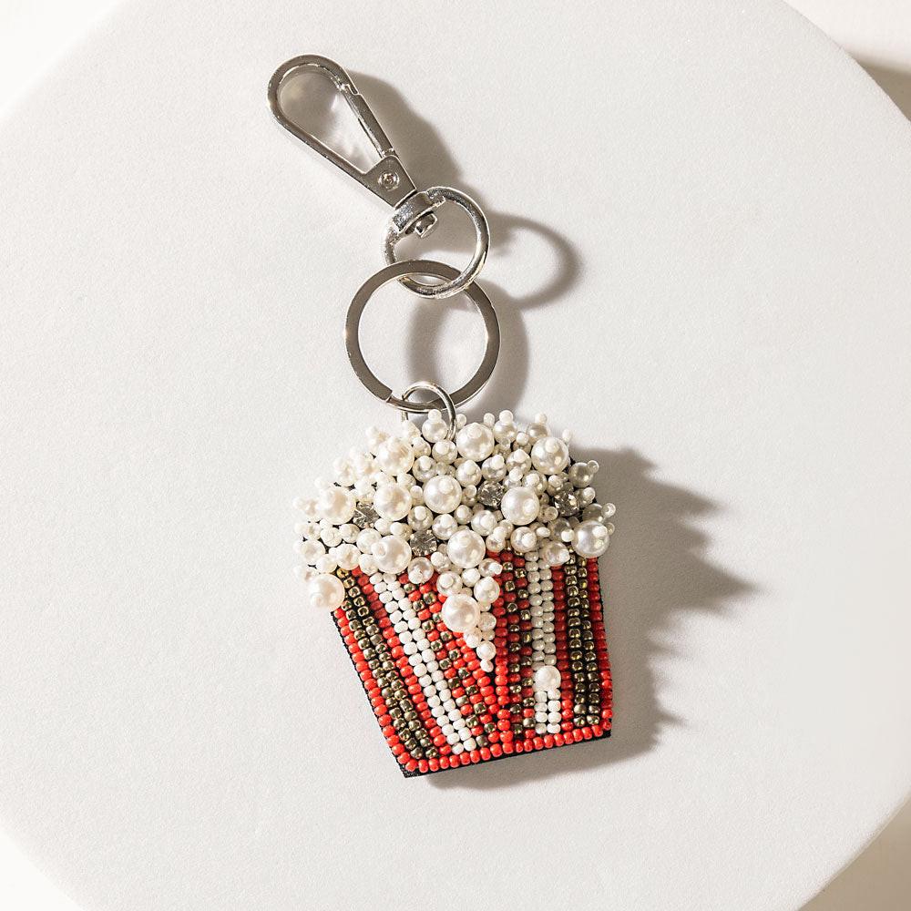 Lights, Camera, Pop! Keychain in Cherry Shine