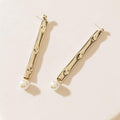Gilded Calm Earrings in Solar Gold
