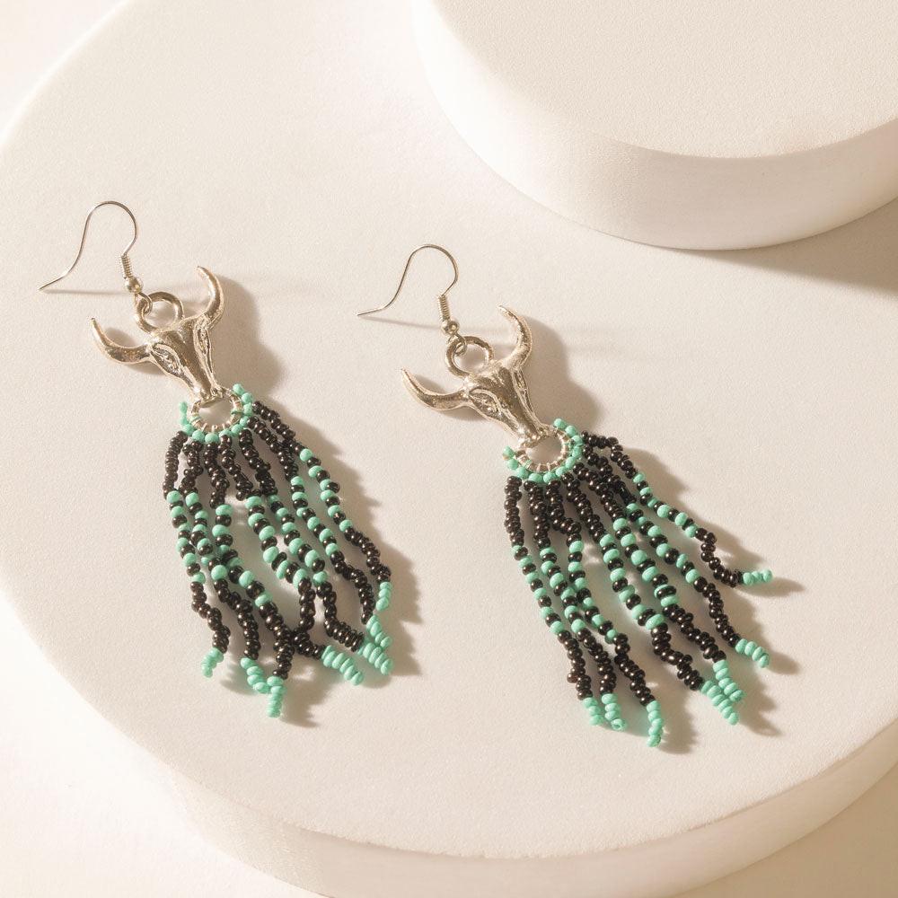 Myra Wichita Bones Earrings in Canyon Blue