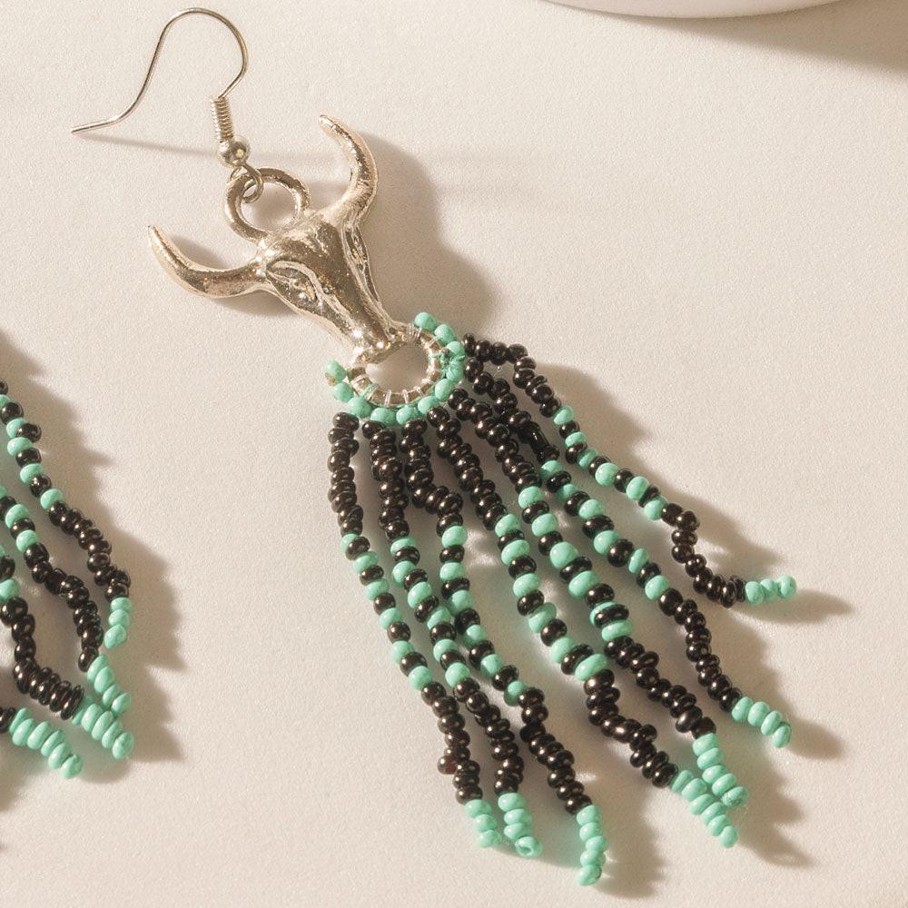 Myra Wichita Bones Earrings in Canyon Blue