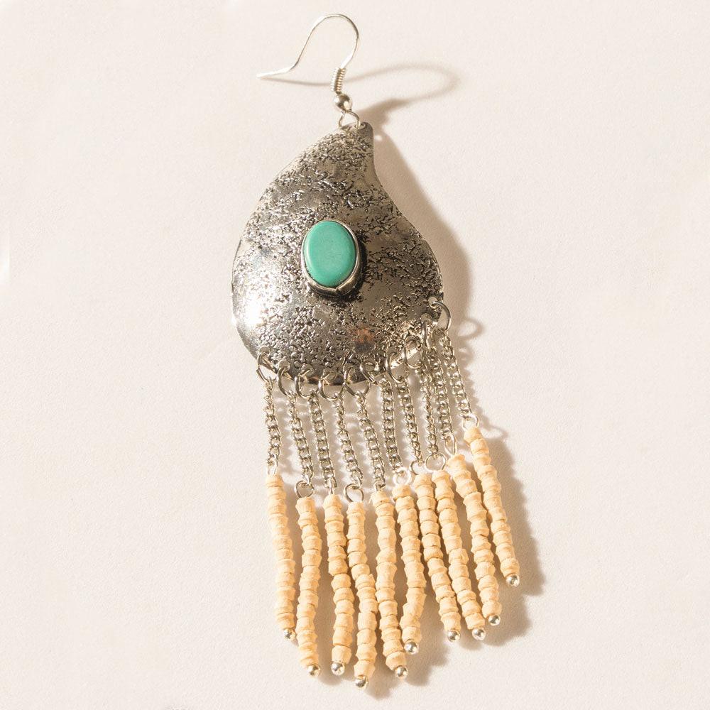Myra Echoes of Santa Fe Earrings in Canyon Teal