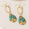 Myra Verdestone Earrings in Desert Teal