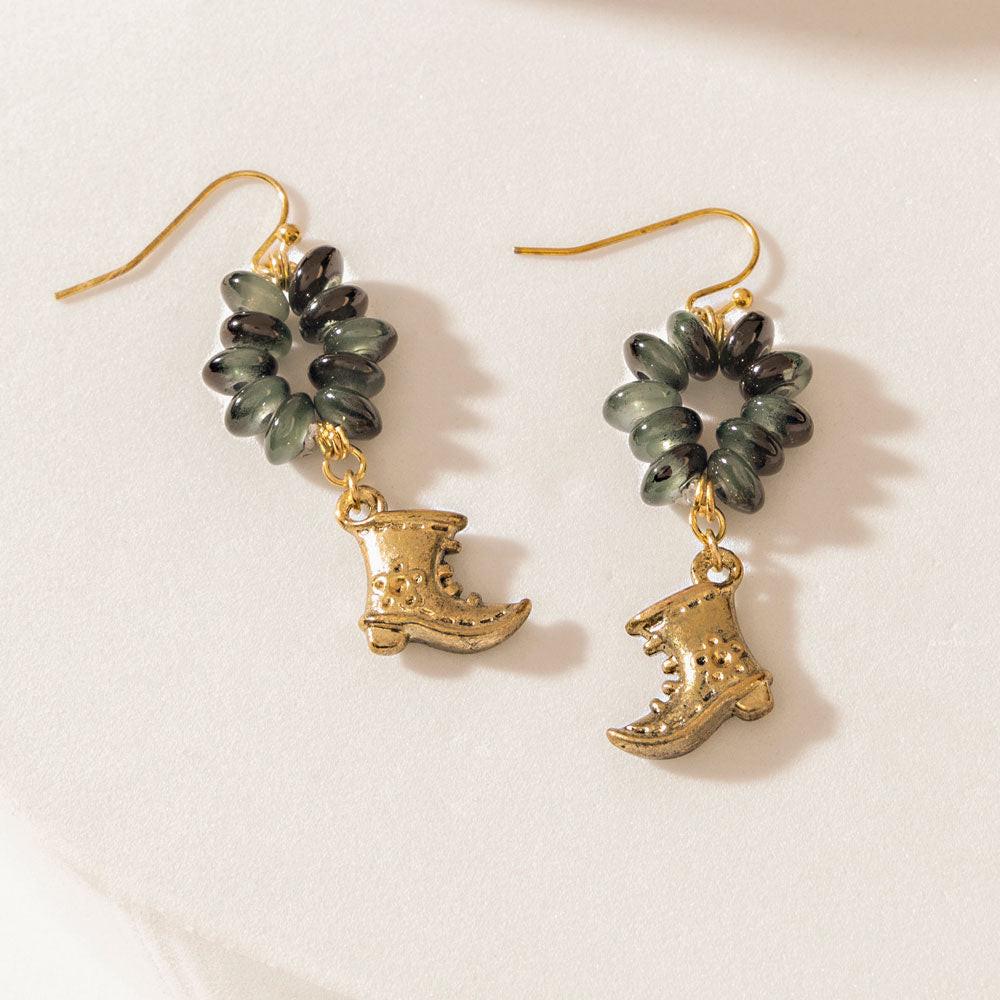 Myra Tiny Trouble Earrings in Midnight Onyx