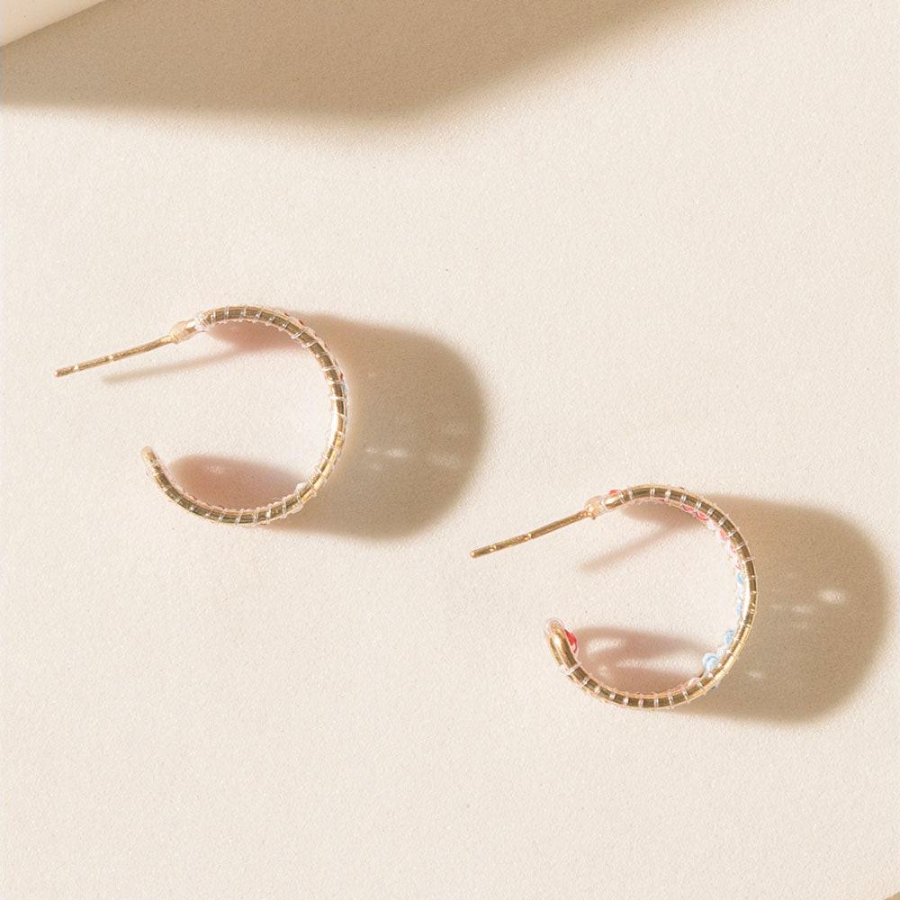 Myra Republic Rosie Earrings in Sunny Cherry