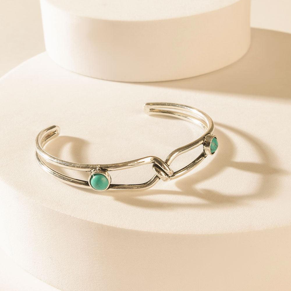 Myra Rider's Promise Cuff in Wild Silver