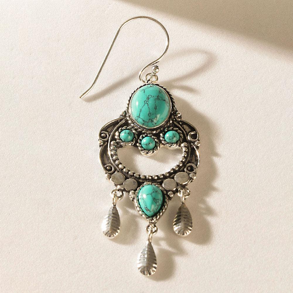 Myra Featherchant Earrings in Spirit Teal