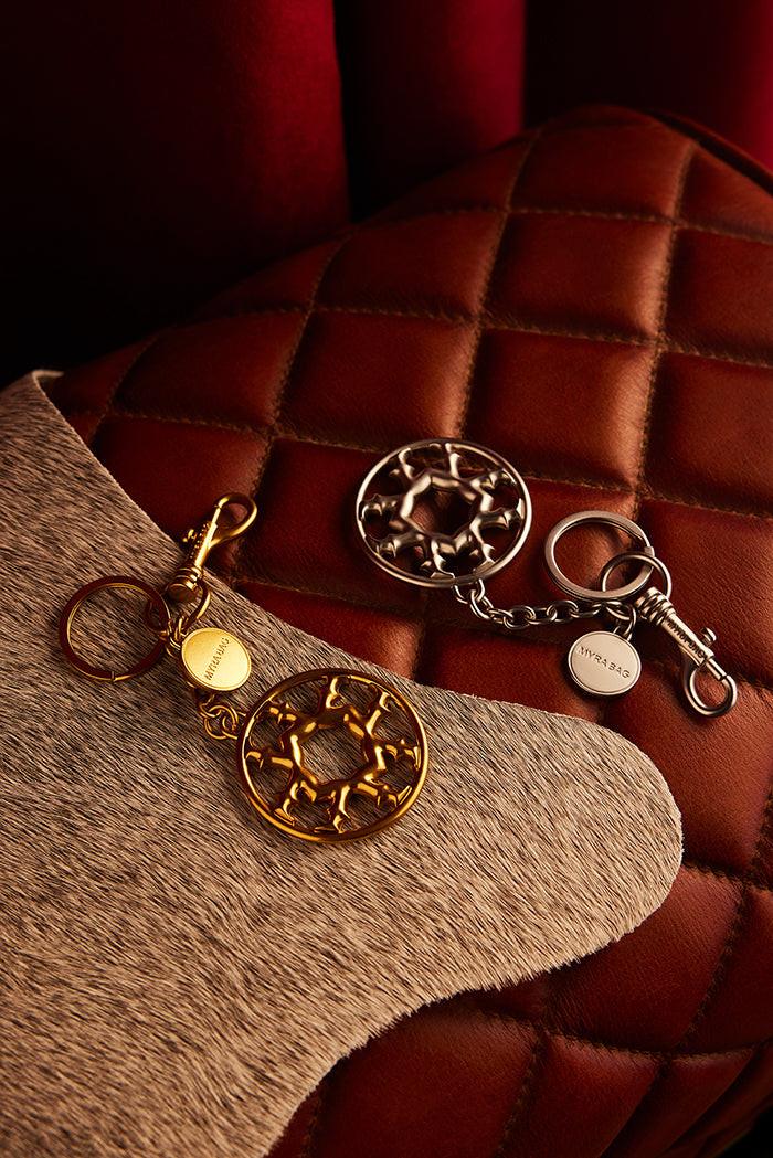 Myra Legacy Loop Charm in Antique Gold