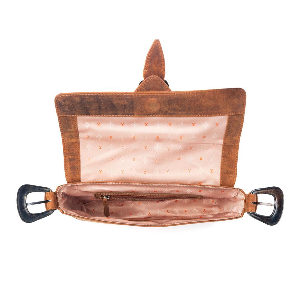 Yellowstone Amber Paradise Handbag with Rivets