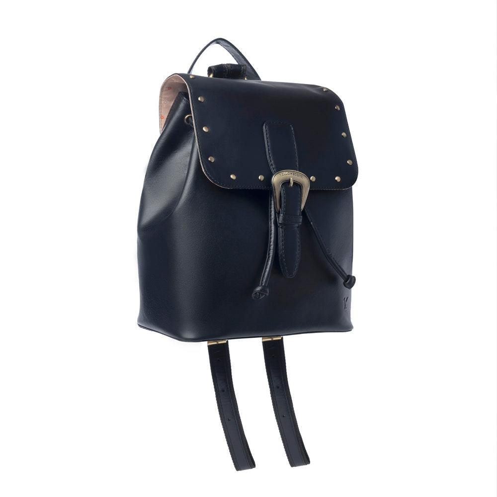 Yellowstone Longhorn Ash Studded Leather Backpack
