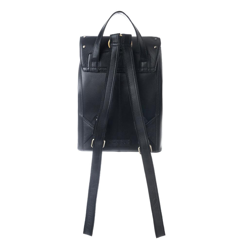 Yellowstone Longhorn Ash Studded Leather Backpack