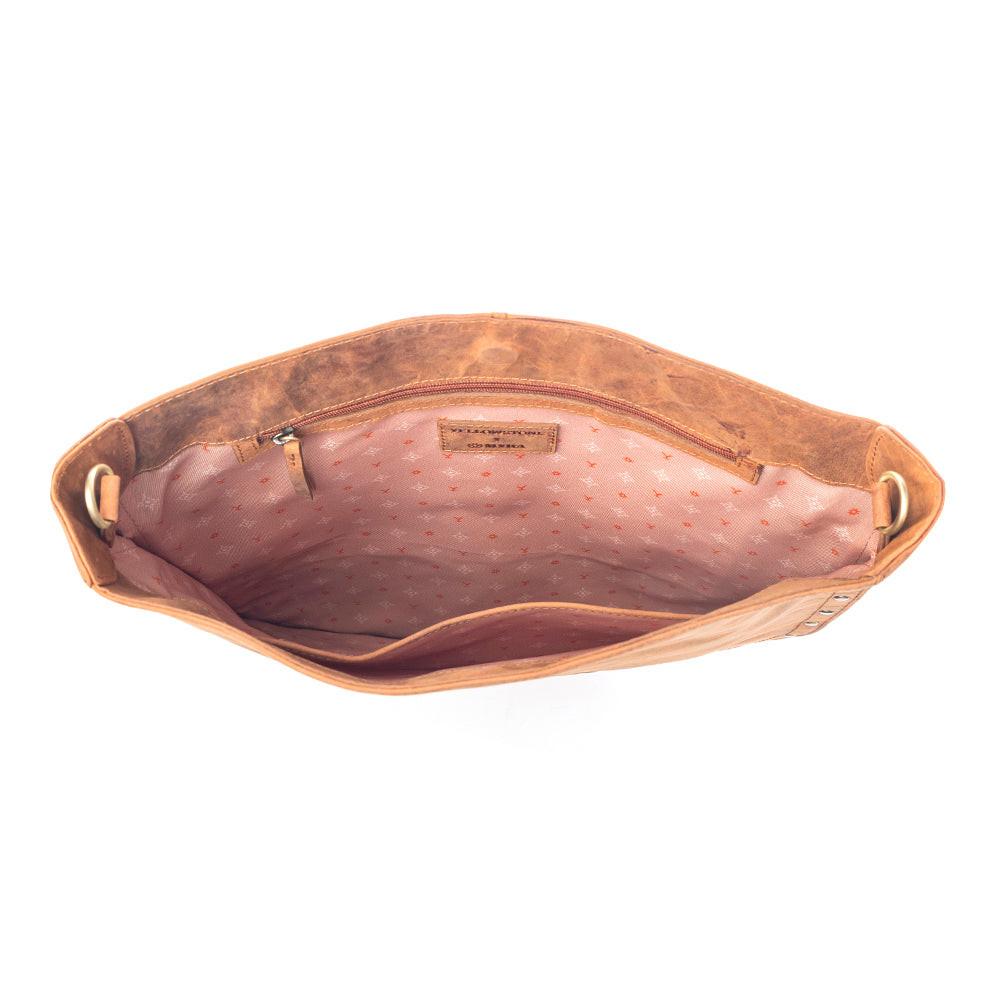 Yellowstone Amber Frontier Studded Sling Bag