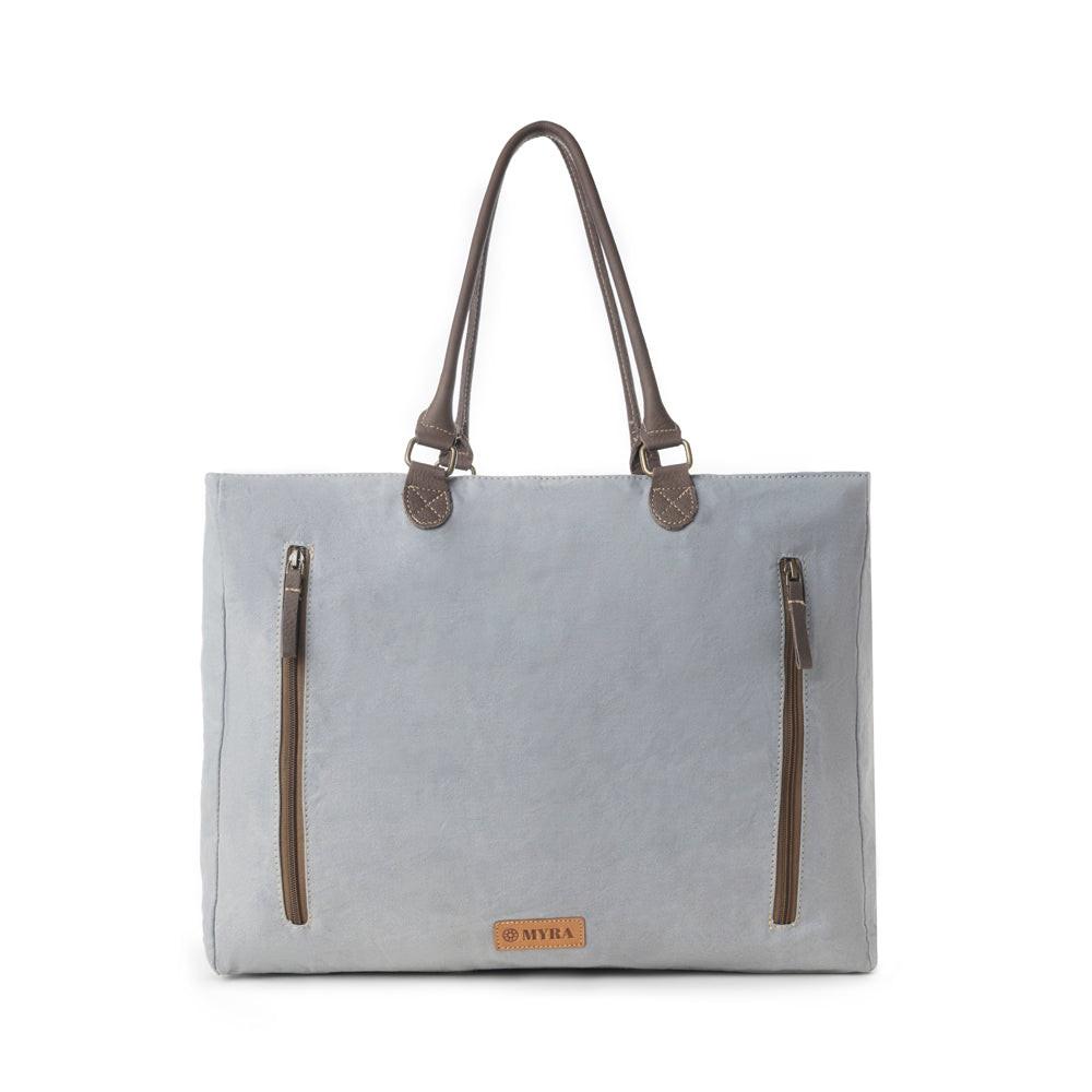 Myra Paisley Plains Weekender Bag in Cowboy Blue