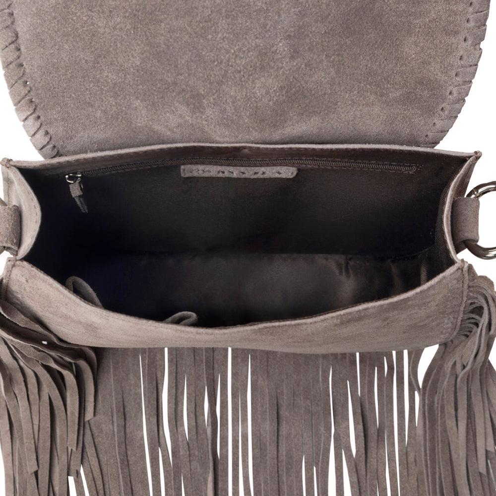 Myra Mojave Meadow Leather Bag in Wild Clay
