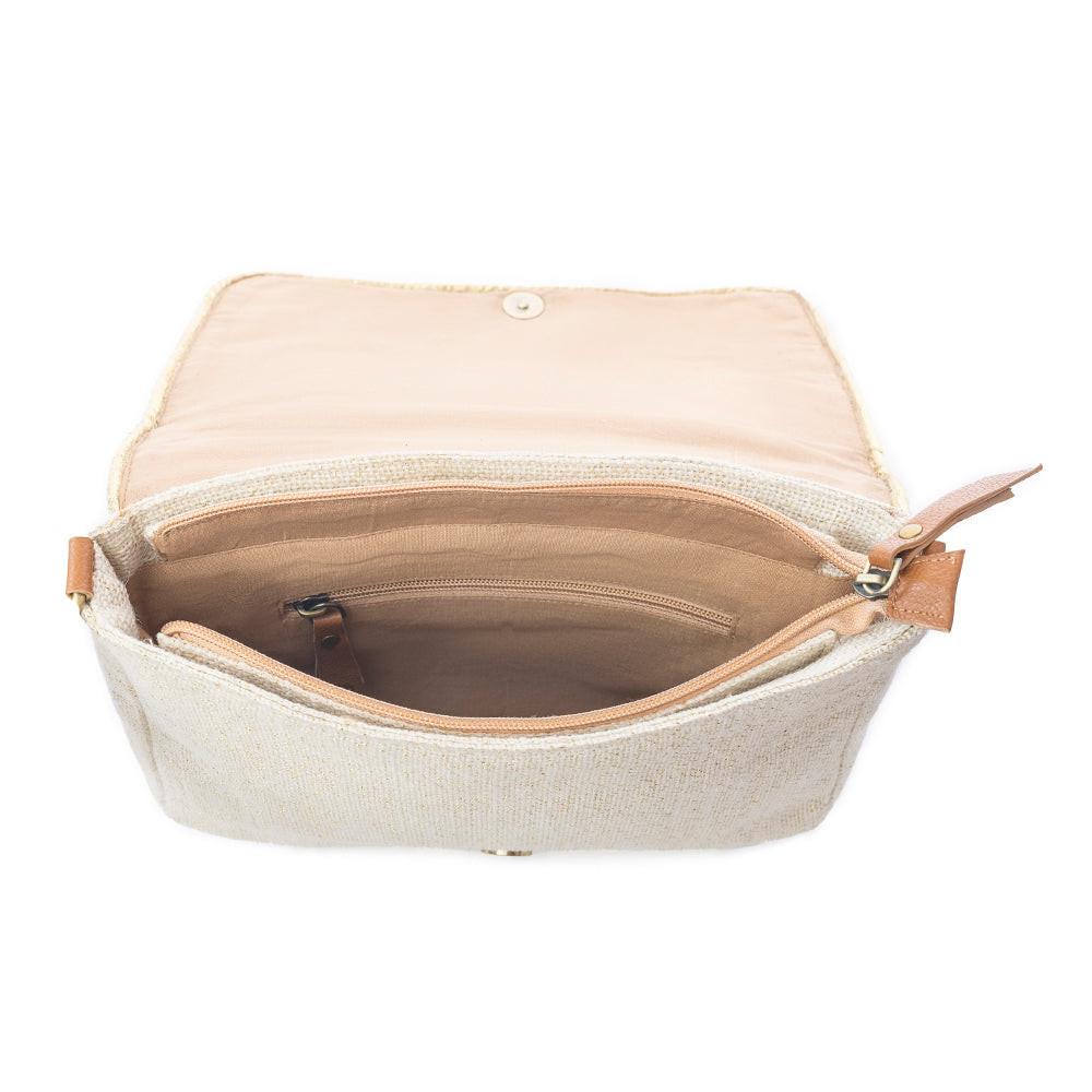 Myra Chevron Valley Crossbody Bag in Spring Glow