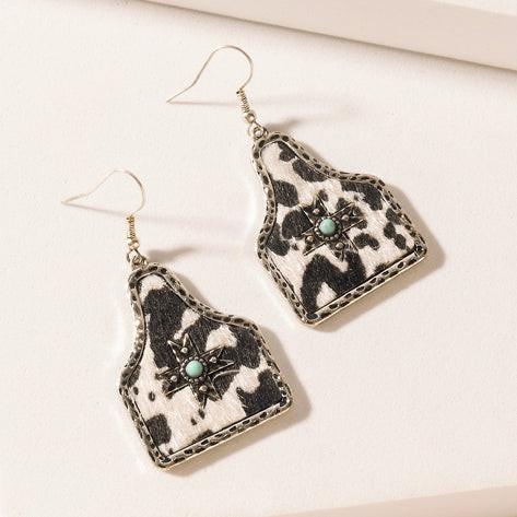 Myra Shadowflower Earrings In Lariat Speckle