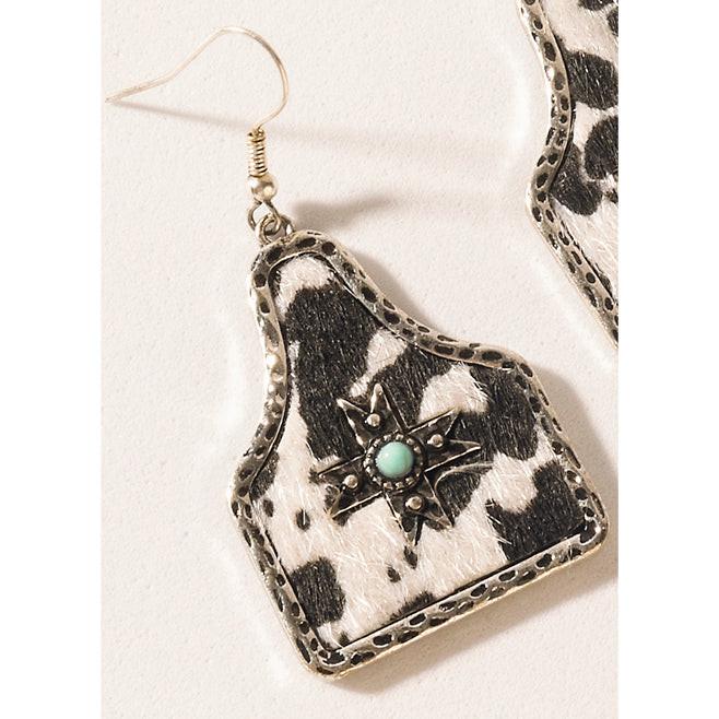 Myra Shadowflower Earrings In Lariat Speckle