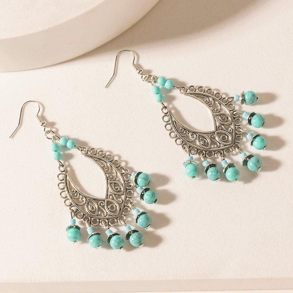 Myra Blue River Song Earrings in Navajo Sky