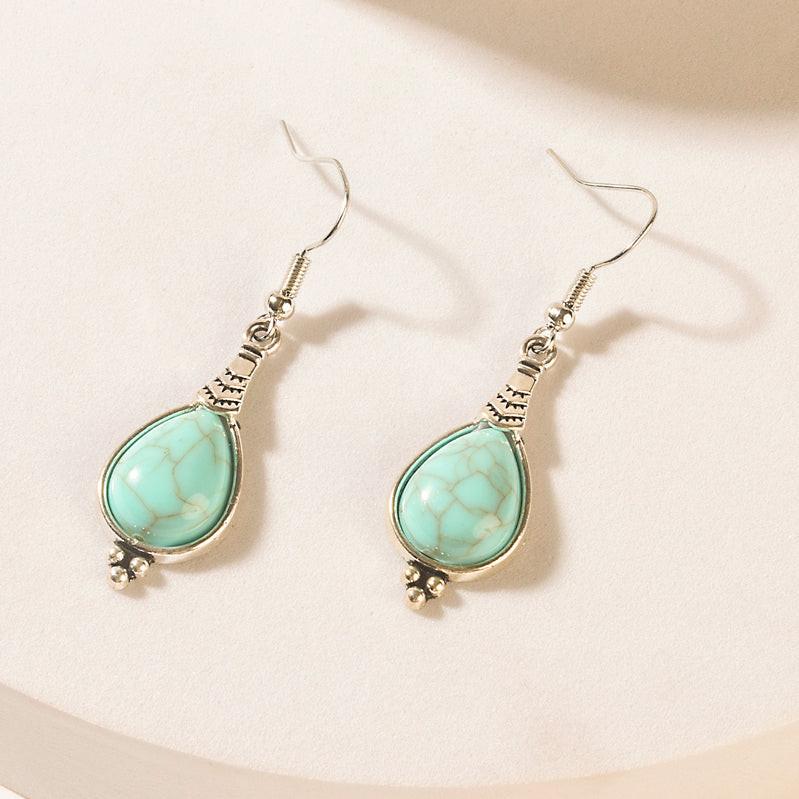 Myra Mesa Droplet Earrings in Moonlit Blue