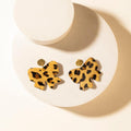 Myra Desert Prowl Hairon Earrings in Savannah Tan