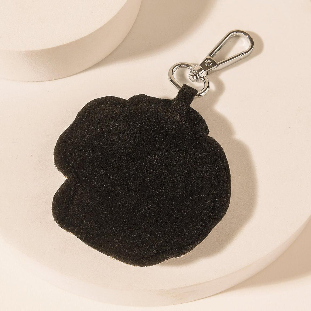 Myra Rebel Rose Keychain in Midnight Noir