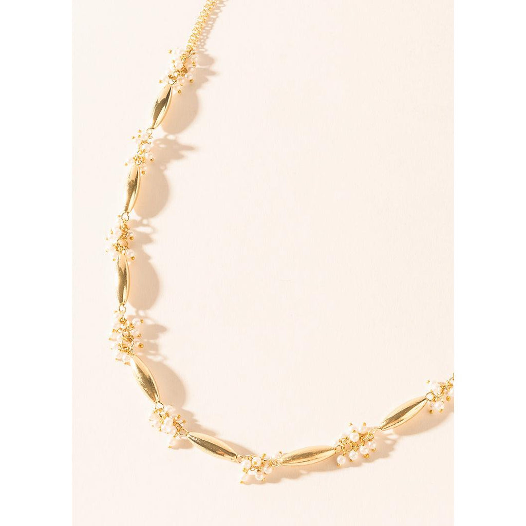 Myra Florenza Necklace in Regal White