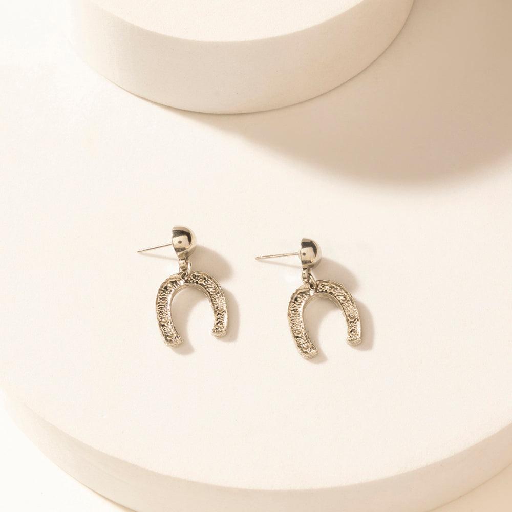 Myra Moonbeam Earrings Set in Silver Shine