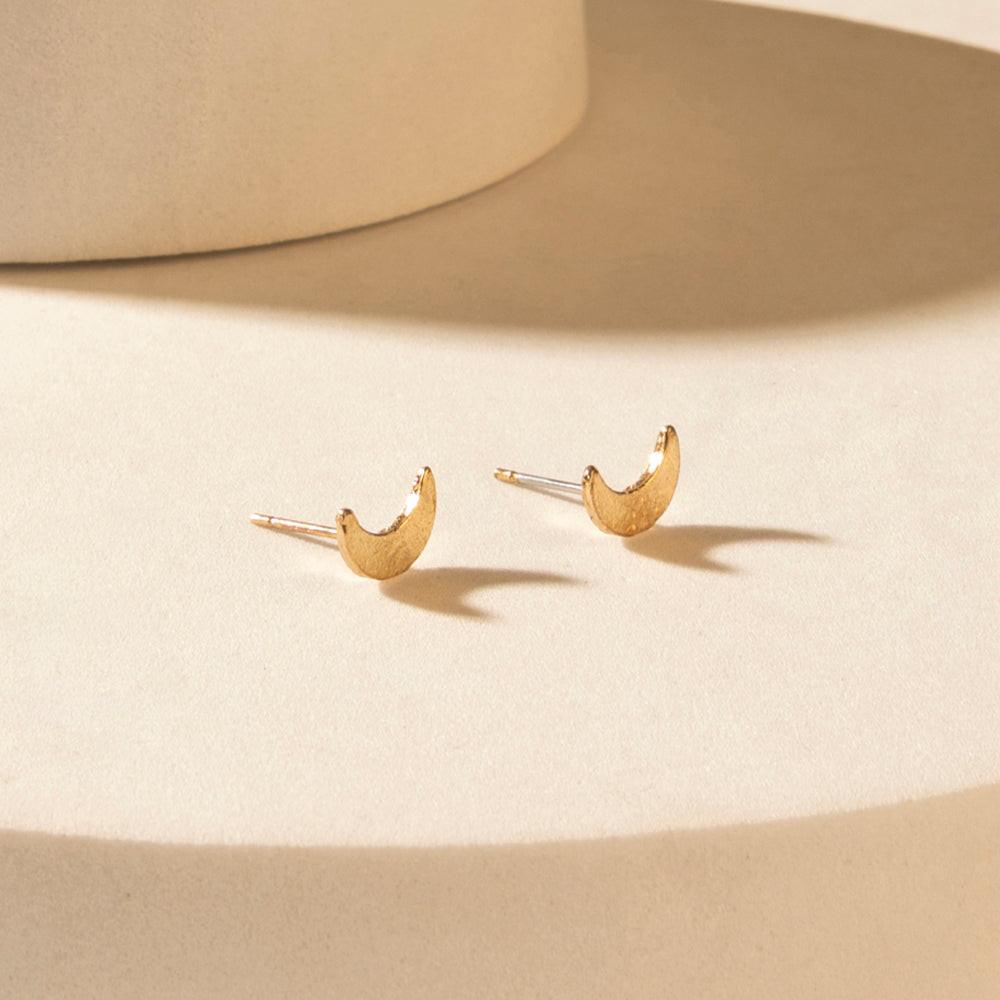 Myra Moonbeam Earrings Set in Silver Shine