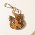 Myra Barn Whisker Hairon Keychain in Honey Tan