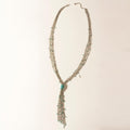 Myra Mist River Tassel Necklace in Silver Mix