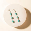 Myra Rio Rodeo Teardrop Earrings in Lagoon Turquoise