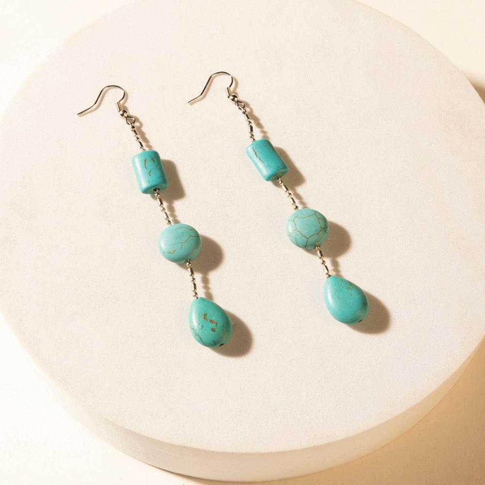 Myra Rio Rodeo Teardrop Earrings in Lagoon Turquoise