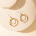 Myra High Plains Halo Earrings in Saddle Blue