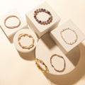 Myra Amethyst Trail Stack Bracelet in Desert Orchid