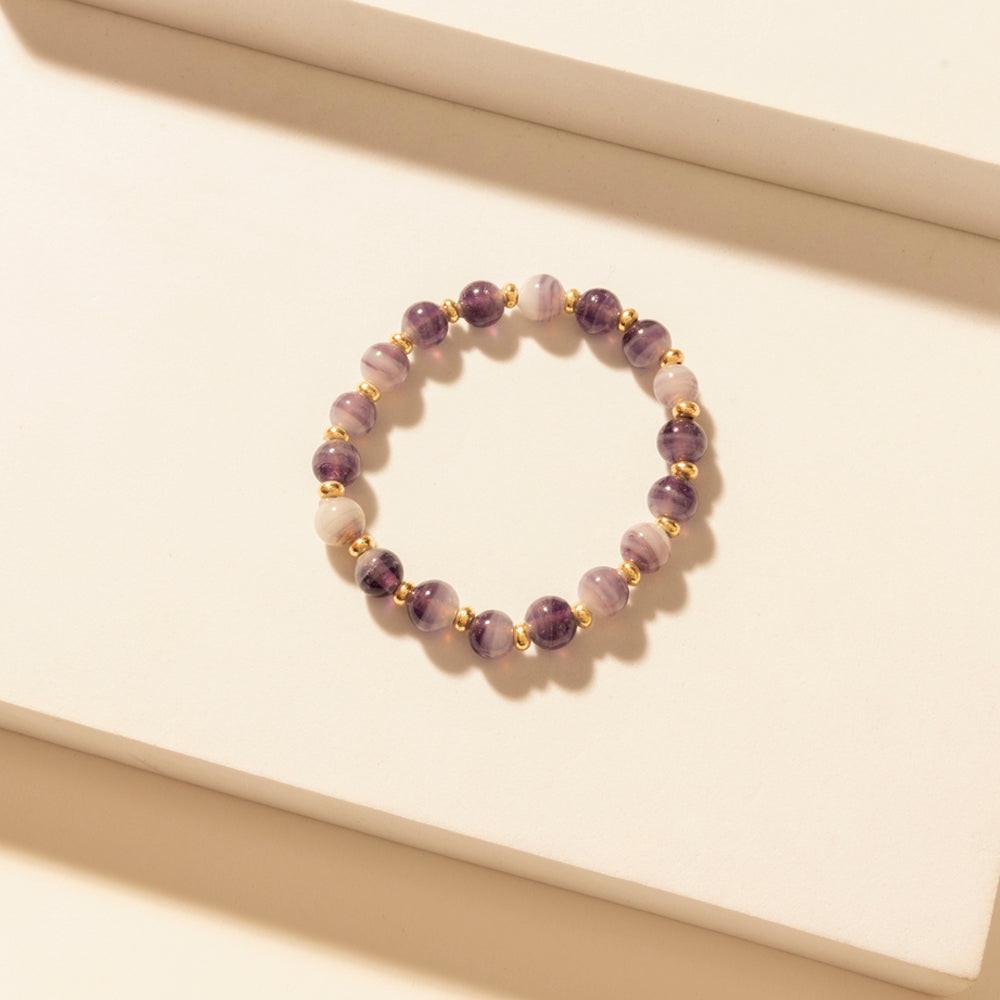Myra Amethyst Trail Stack Bracelet in Desert Orchid