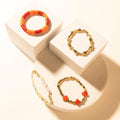 Myra Sunset Aire Stack Bracelet in Golden Flame